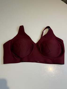 knix Seamless Wireless Bra - Burgundy Wine